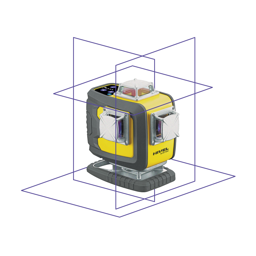 Multilaser z wiązką fioletową (4 płaszczyznowy) Nivel System CL4D-P