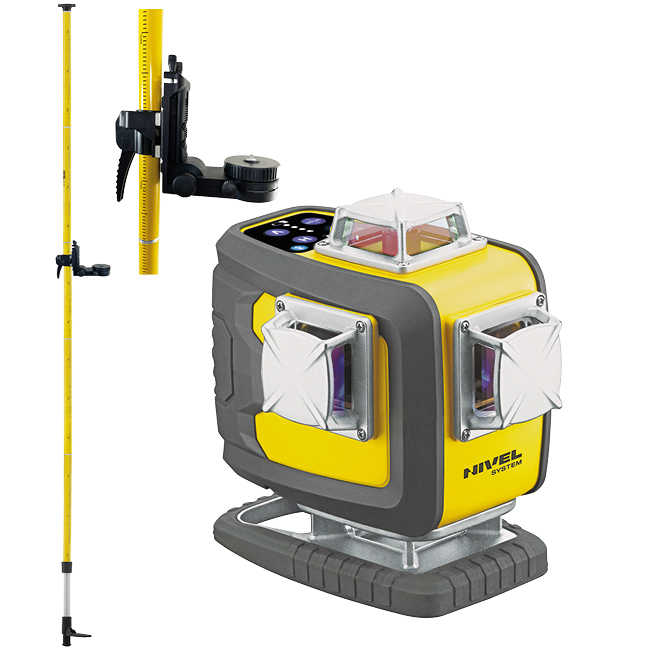 Multilaser z wiązką fioletową (4 płaszczyznowy) Nivel System CL4D-P ()