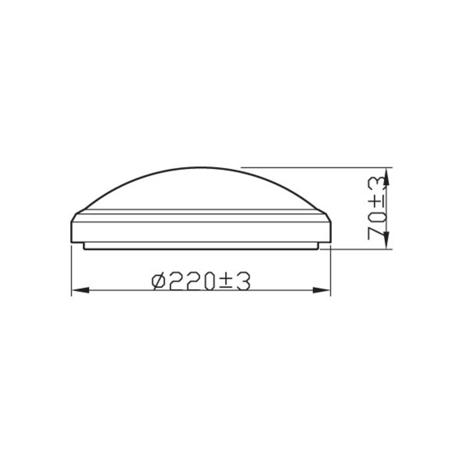 Philips Doris zewnętrzna LED IP54 2 700 K czarna