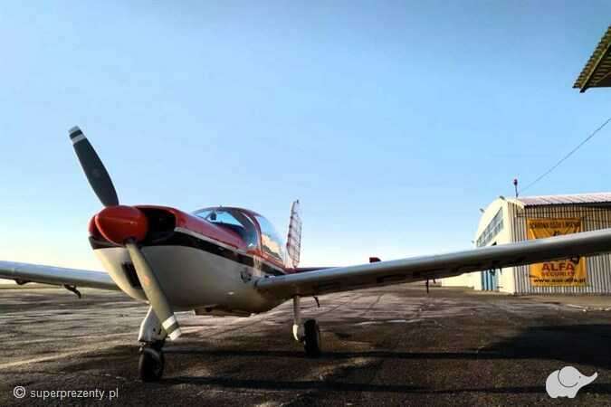 Lot zapoznawczy samolotem Socata dla przyjaciół Częstochowa