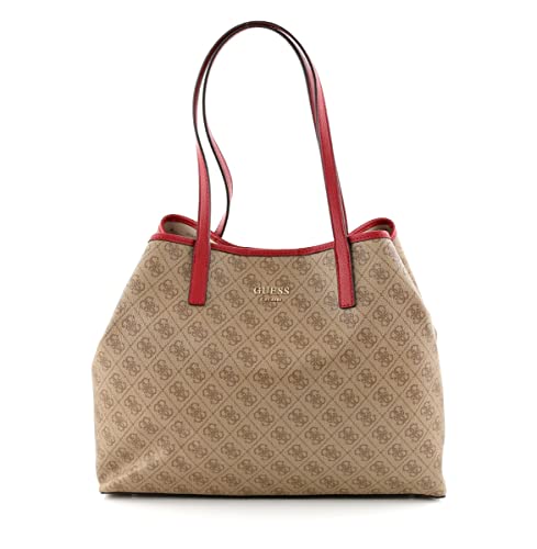 Guess Vikky Large Tote, Torba damska, Jeden rozmiar, Brązowy