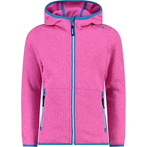 CMP - Kid G Jacket Fix Hood, Girl, Purple Fluo, 140