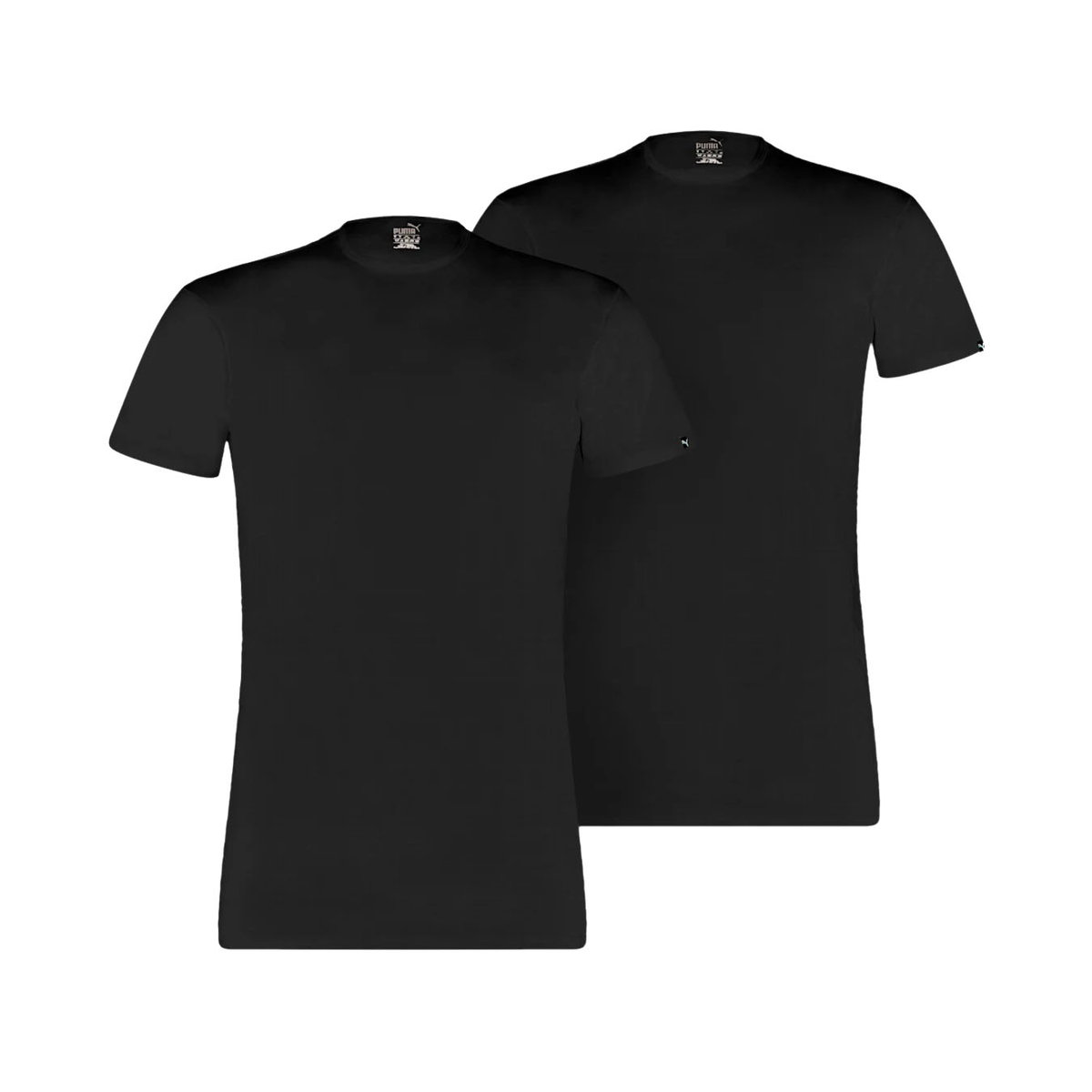 Puma Koszulka Męska T-Shirt Basic 2P Crew Tee Czarna 935016 01 S