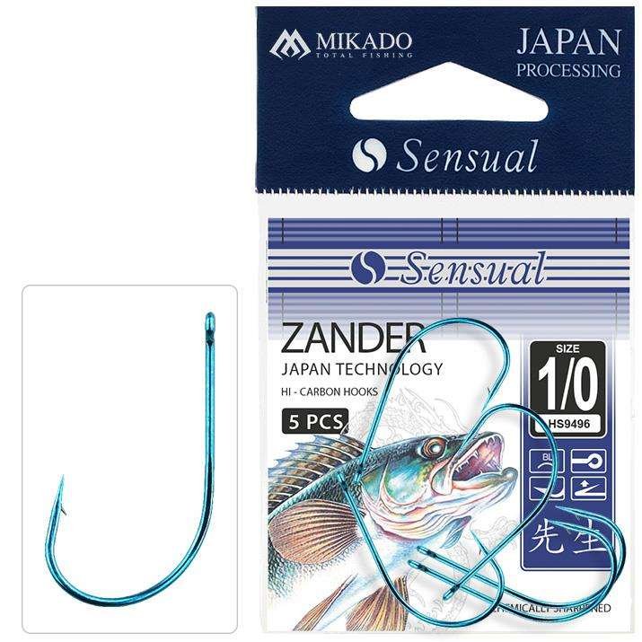 MIKADO haczyki Sensual Zander nr 4/0 Blue sandacz