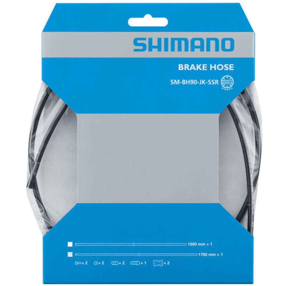 Shimano Przewody hamulcowe SM-bh90-JK-SRR 1000 MM m. 3 verbindungschr. Olive, pin SMBH90JKSSL100_Noir