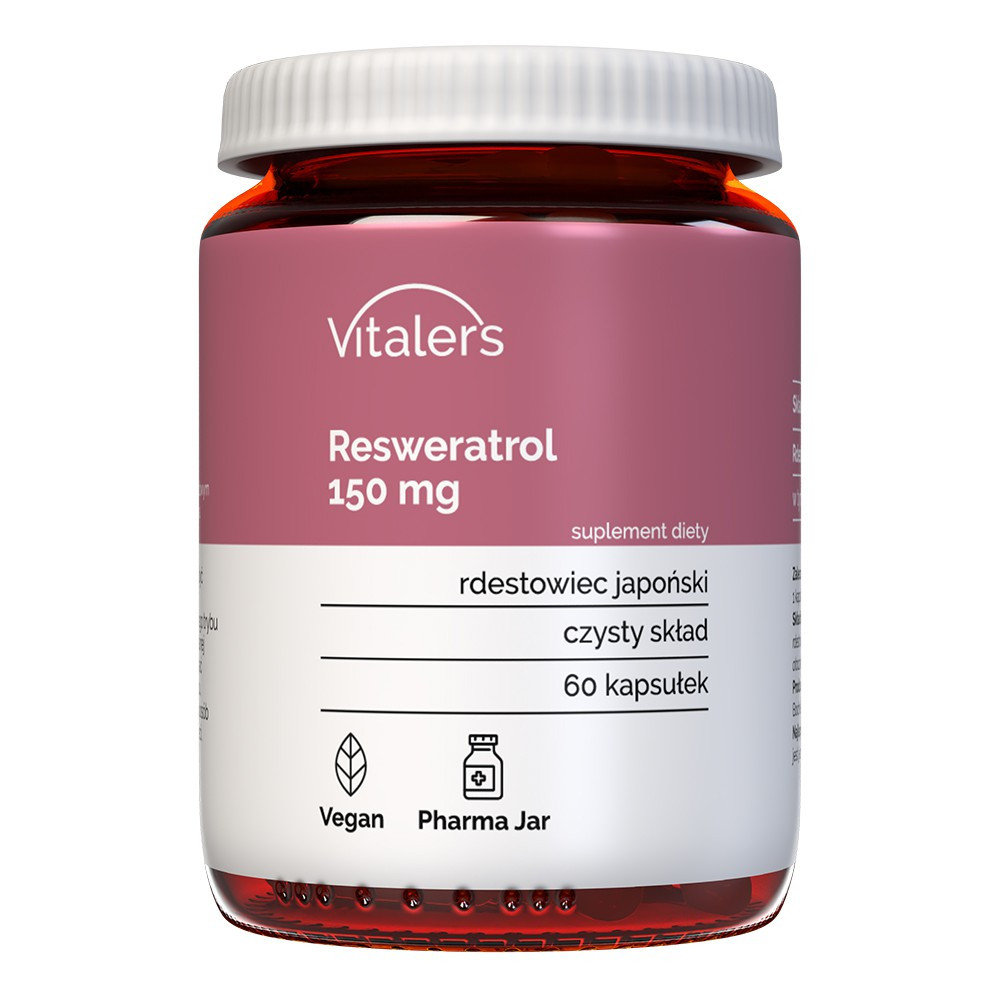 Vitaler's, Resweratrol (Rdestowiec japoński) 150 mg, 60 kaps.