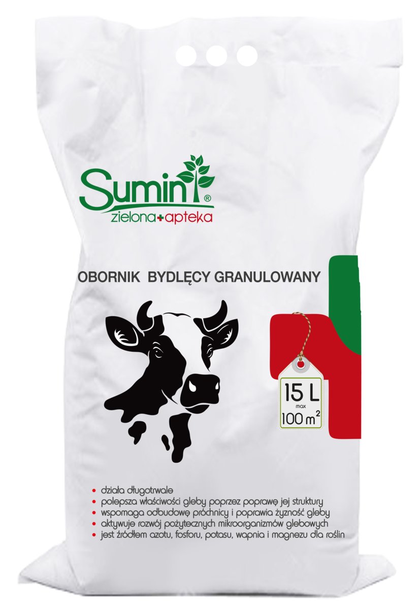 Obornik Bydlęcy Granulowany  - Nawóz Naturalny 15 l