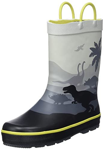 Kamik Unisex dziecięce kalosze Dino, szary - szary - 32 EU
