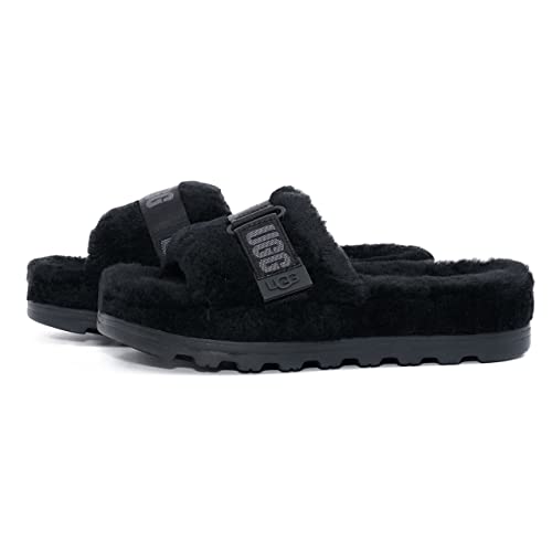UGG Męskie kapcie Fluff Up, Czarny, 46 EU