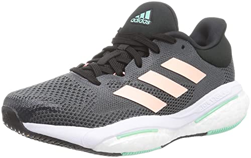 adidas Damskie trampki Solar Glide 5w Low, Szary sześć jasno błysk pomarańczowy puls miętowy, 38 EU