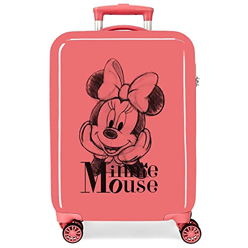 Disney Mickey Y Minnie Colors Walizka kabinowa, jeden rozmiar, Różowy, Talla única, Walizka kabinowa