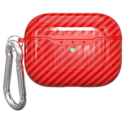 Etui na słuchawki BELINE Carbon do Apple AirPods Pro 2 Niebieski
