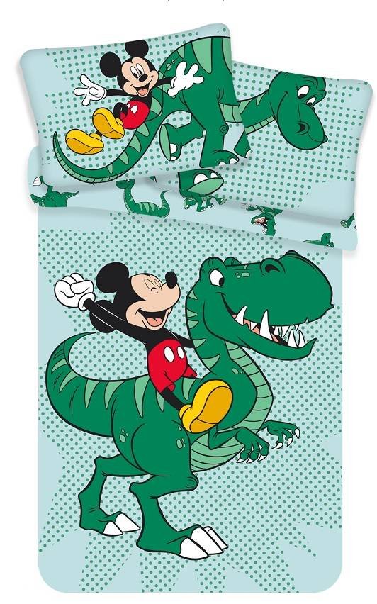 JF Pościel Dziecięca 100x135 + 40x60 Myszka Miki Mickey "Dino" - BABY Mickey "Dino"