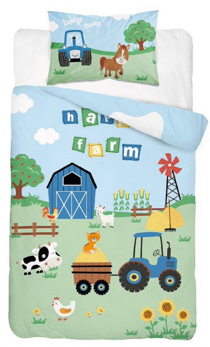 Pościel 90x120 do łóżeczka Wesoła farma