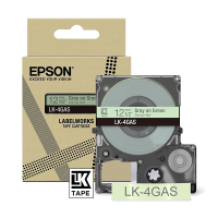 Epson LK-4GAS taśma 12 mm, szary na zielonym, oryginalna
