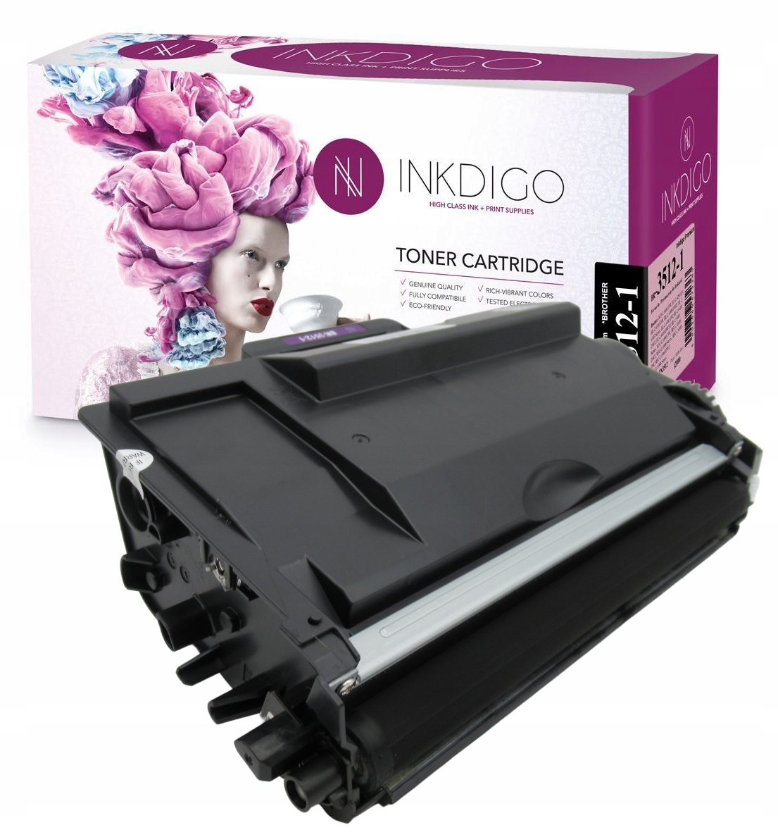 Inkdigo Toner INKDIGO do BROTHER TN 3512 Black
