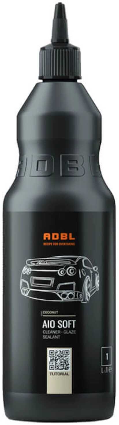 ADBL AIO SOFT  czyści, poleruje i zabezpiecza lakier, lekko ścierne AIO 1L