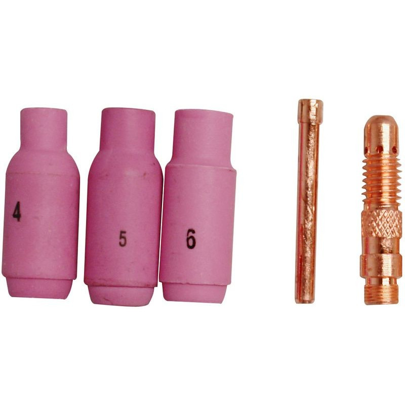 Güde Dysze do spawania WIG 1,6 mm, zestaw 5-częściowy 41687