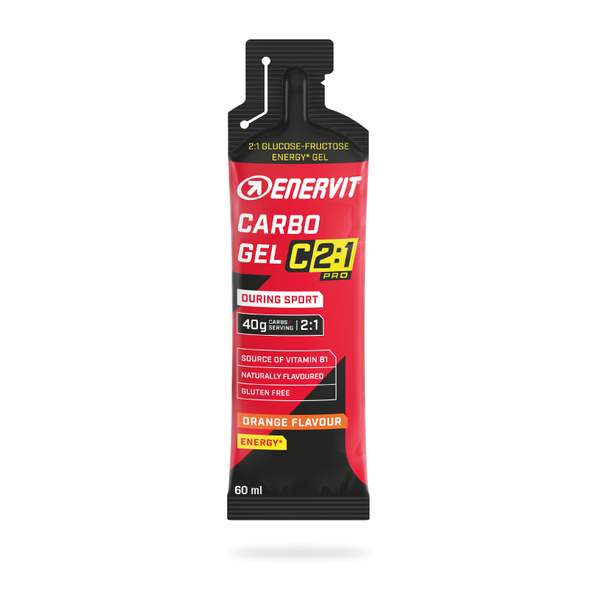 ENERVIT Żel energetyczny CARBO GEL C2:1 PRO 60 ml orange