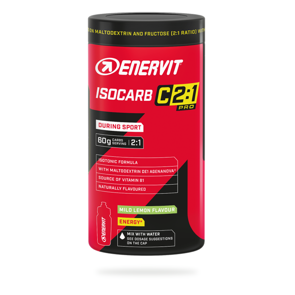 ENERVIT Napój izotoniczny węglowodanowy ISOCARB C2:1 PRO 650 g lime