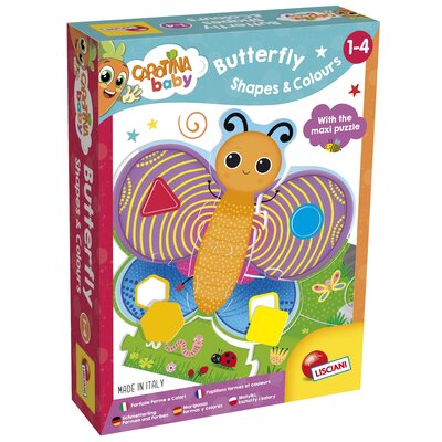 Lisciani Zestaw Carotina Baby Kształty i kolory motyl