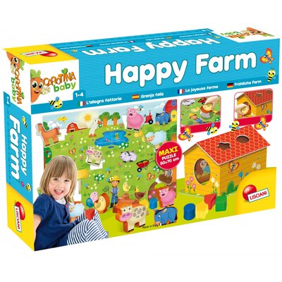 Lisciani Układanka Carotina Baby Puzzle Szczęśliwa farma  OD 250 ZŁ! GXP-698888