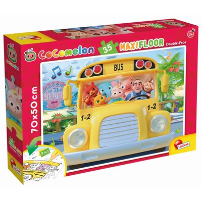 Puzzle dwustronne podłogowe 35 el. Cocomelon Lisciani