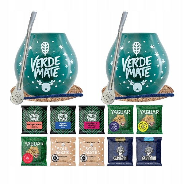 Zimowy zestaw Yerba Mate Green dla DWOJGA guarana