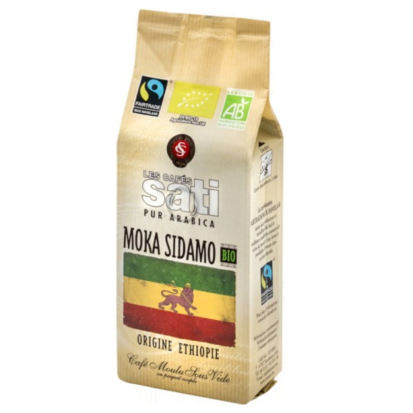 Cafe Sati Polska Moka Sidamo Bio Fairtrade 250g mielona