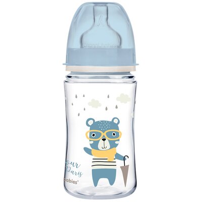 Helbo Butelka szeroka antykolkowa 240ml PP Easy Start Bonjour