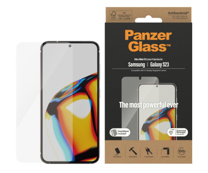 PanzerGlass Ultra-Wide Fit do Samsung Galaxy S23