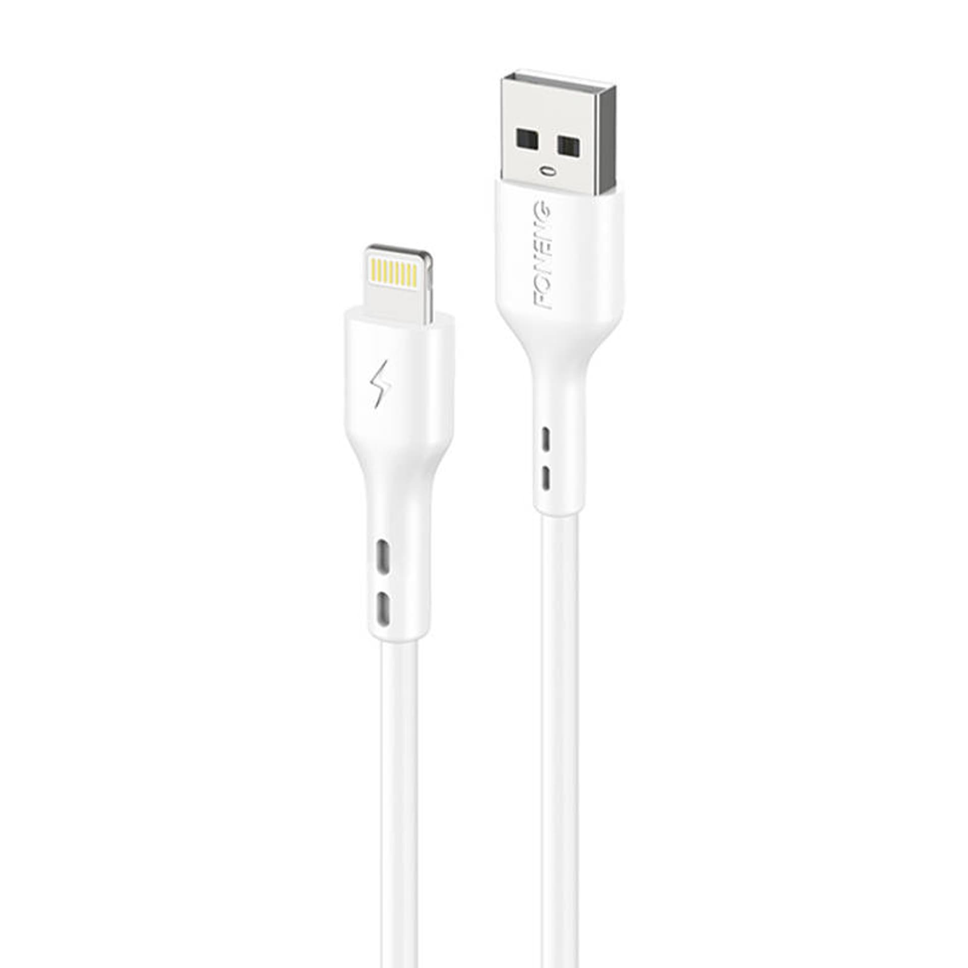 Zdjęcia - Kabel Foneng  USB do Lightning  X36, 2.4A, 2m  (biały)