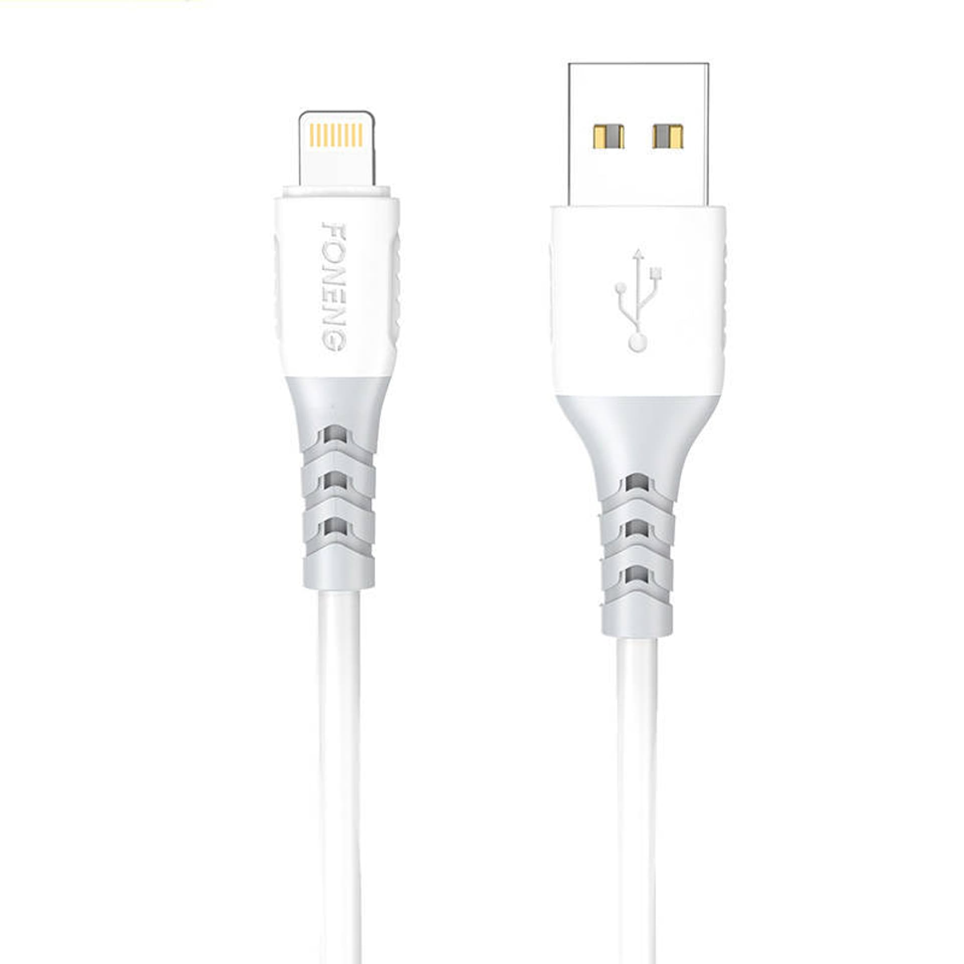 Фото - Кабель Foneng Kabel USB do Lightning  X66, 20W, 3A, 1m  (biały)