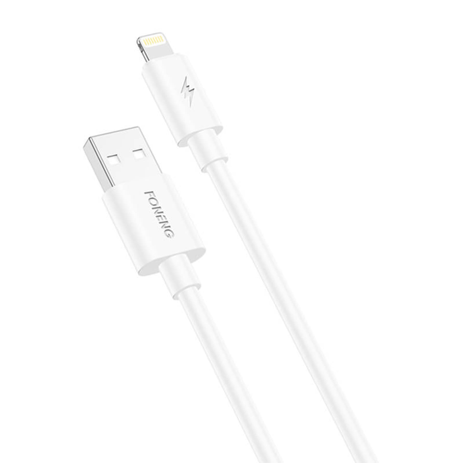 Фото - Кабель Foneng Kabel USB do Lightning  X67, 5A, 1m  (biały)