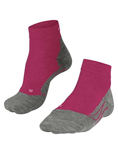 FALKE Kobiety Skarpety do golfa GO2 Short W SSO Bawełna przeciw pęcherzom 1 Para, Czerwony (Rose 8564), 41-42