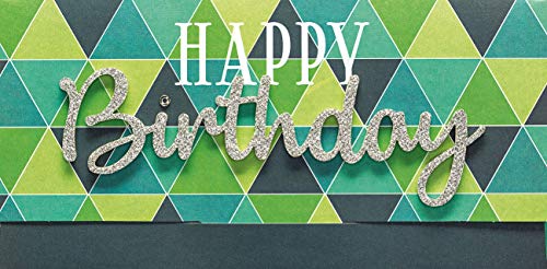 Kartka urodzinowa Lettering Surprise - Happy Birthday - 11 x 22 cm