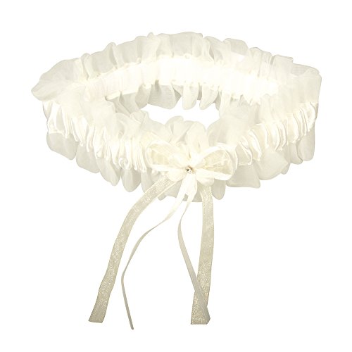 RAYHER 55336104 podwiązka, 20 cm, SB-Btl, 1 sztuka, kość słoniowa