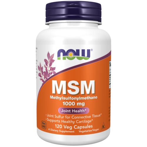 Now Foods NOW MSM Methylsulphonylmethane 1000mg 120vegcaps