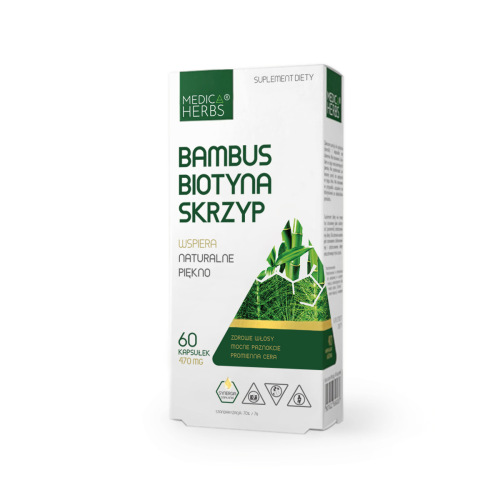 MEDICA HERBS Bambus Biotyna Skrzyp 60 Kapsułek