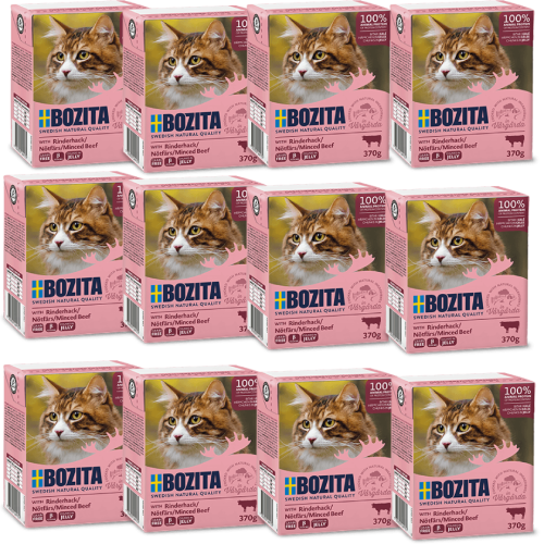 BOZITA Cat Siekana Wołowina W Galaretce 370g