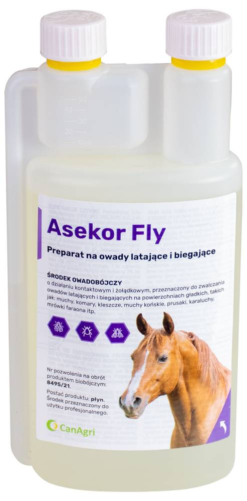 ASEKOR FLY- Preparat na owady latające i biegające 1000 ml
