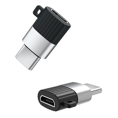 XO XO adapter NB149-A microUSB - USB-C czarny 8_2256893