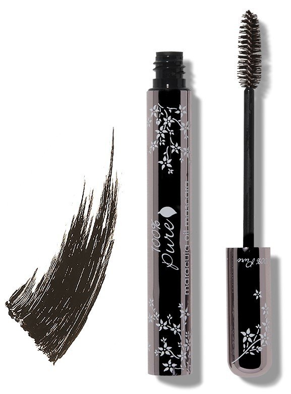 Maskara pogrubiająca – 100% Pure Maracuja Oil Mascara Volumizing Dark Chocolate - Brown
