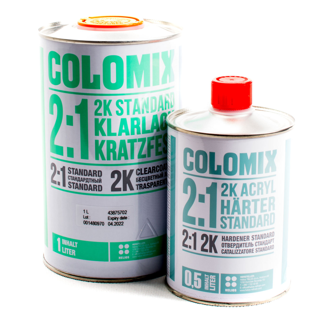 COLOMIX LAKIER BEZBARWNY KLAR 1L + UTW. 0,5L FAST
