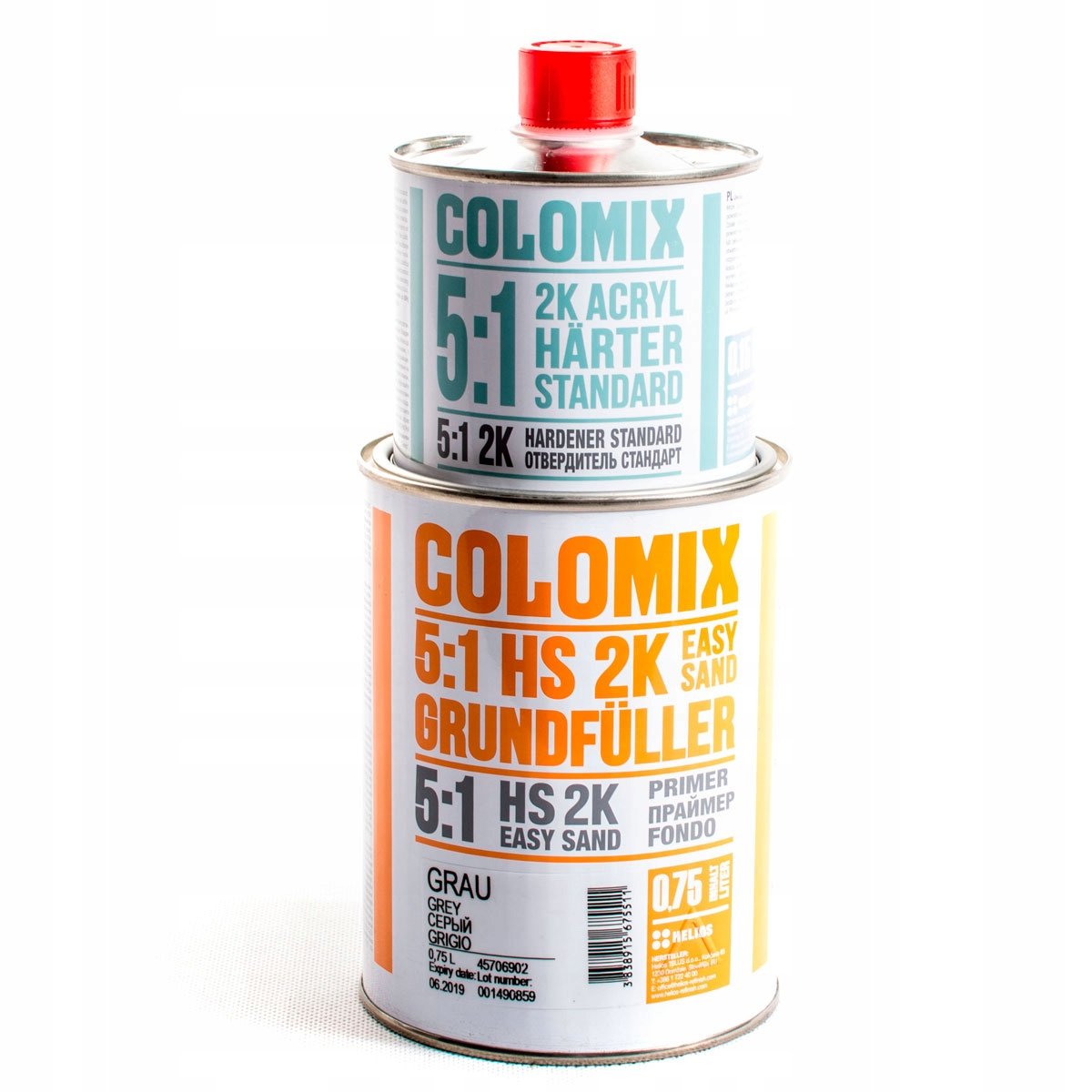 COLOMIX PODKŁAD AKRYLOWY HS 0,9L |1,6 KG CZARNY