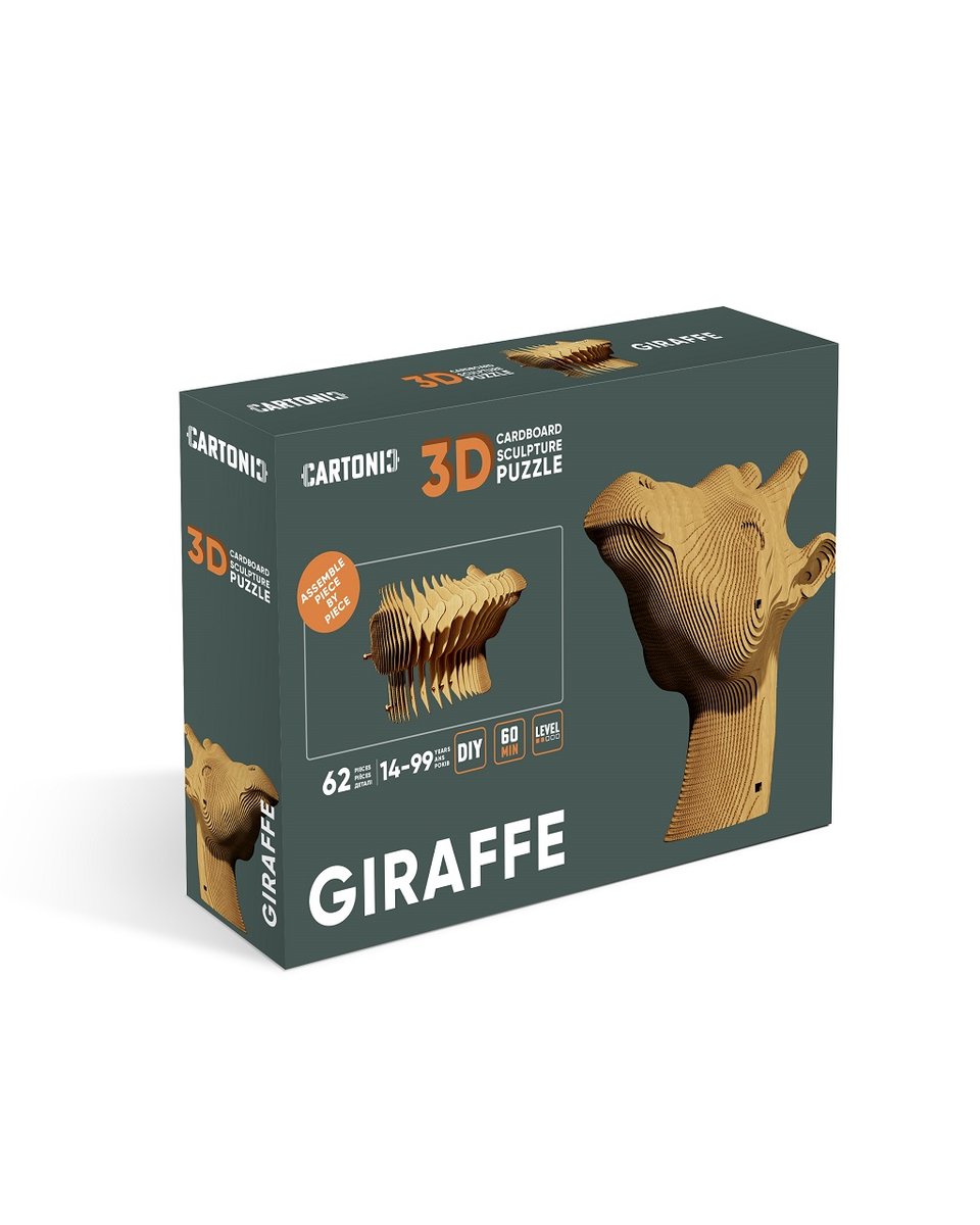 1IDEA.me, Puzzle 3D, Giraffe Cartonic