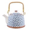 Clayre & Eef Porcelanowy Dzbanek z Rattanowym Uchem J CE6CETE0022