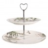 Clayre & Eef Patera Piętrowa Porcelanowa Dżungla TRBET