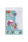 magiczny, przezroczysty plastik - 4 arkusze