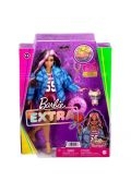 Barbie Extra Lalka Sportowa sukienka/Czarno-różowe włosy HDJ46